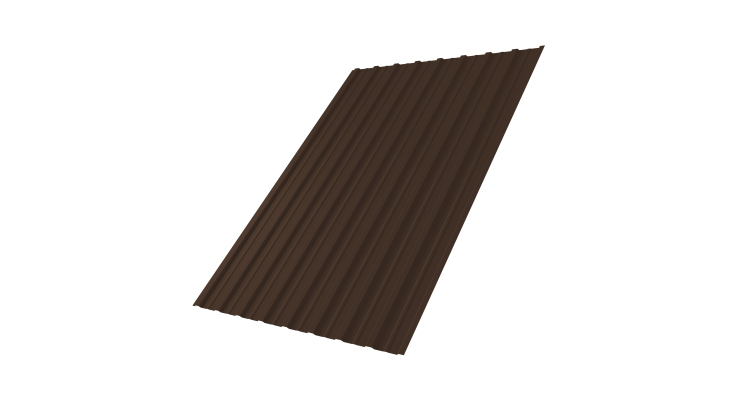 Профнастил С10A 0,45 Drap TX RAL 8017 шоколад