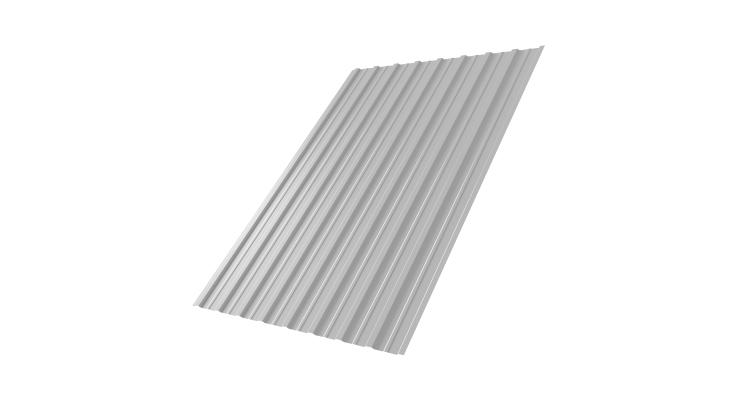 Профнастил С10A 0,45 PE RAL 9003 сигнальный белый