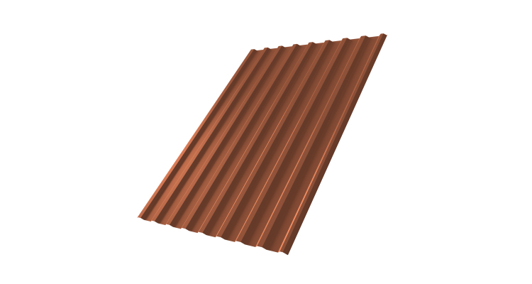 Профнастил С20R 0,45 Drap TR RAL 8004 терракота