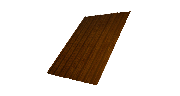 Профнастил С10A 0,45 Print-Double Premium Golden Wood Intense F