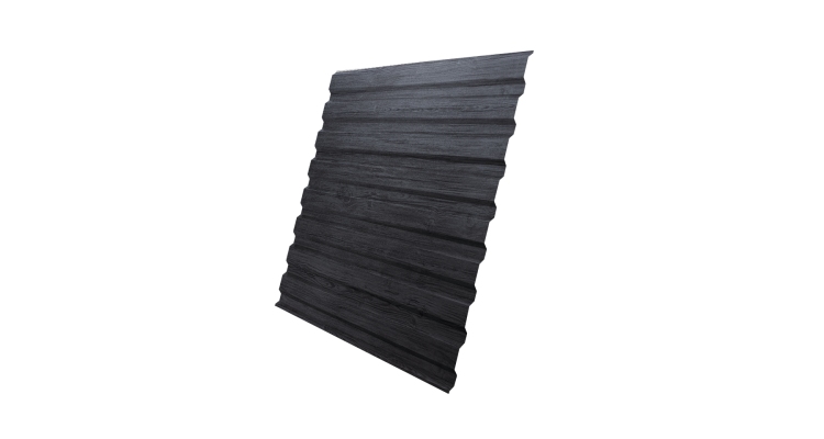 Профнастил С20A 0.45 Print Premium Grey Wood TwinColor