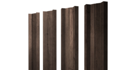 Штакетник М-образный А с прямым резом 0.45 Print Premium Almond Wood Fresh