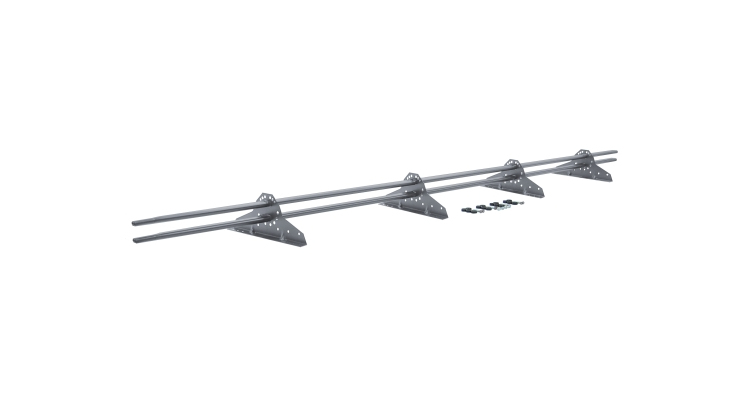 Снегозадержатель трубчатый Grand Line RAL 9006 3м