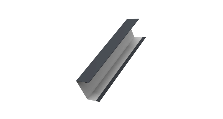 Крышка жалюзи Milan,Tokyo 0,5 Drap RAL 7024 мокрый асфальт (2м)