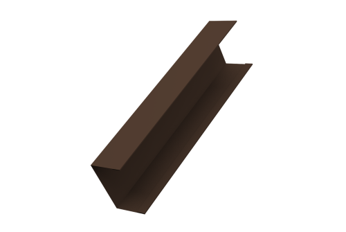 Крышка жалюзи Milan, Tokyo для калиток, ворот 0,45 Drap-double TX RAL 8017 шоколад (2м)