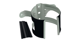 Кронштейн трубы на дерево GL PE Matt 90 мм RAL 9005 черный